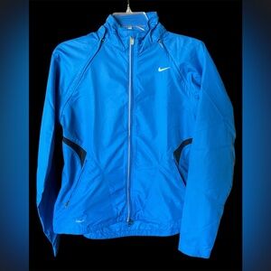NIKE STORM-FIT Blue Cycling WINDBREAKER Converts To Vest (8-10 Women’s)